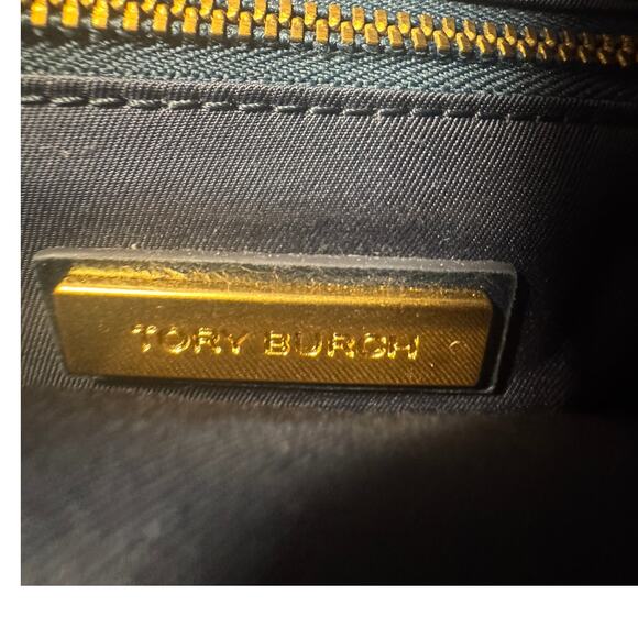 Tory Burch green multi soft fleming tweed convertible shoulder crossbody bag - Picture 4 of 8